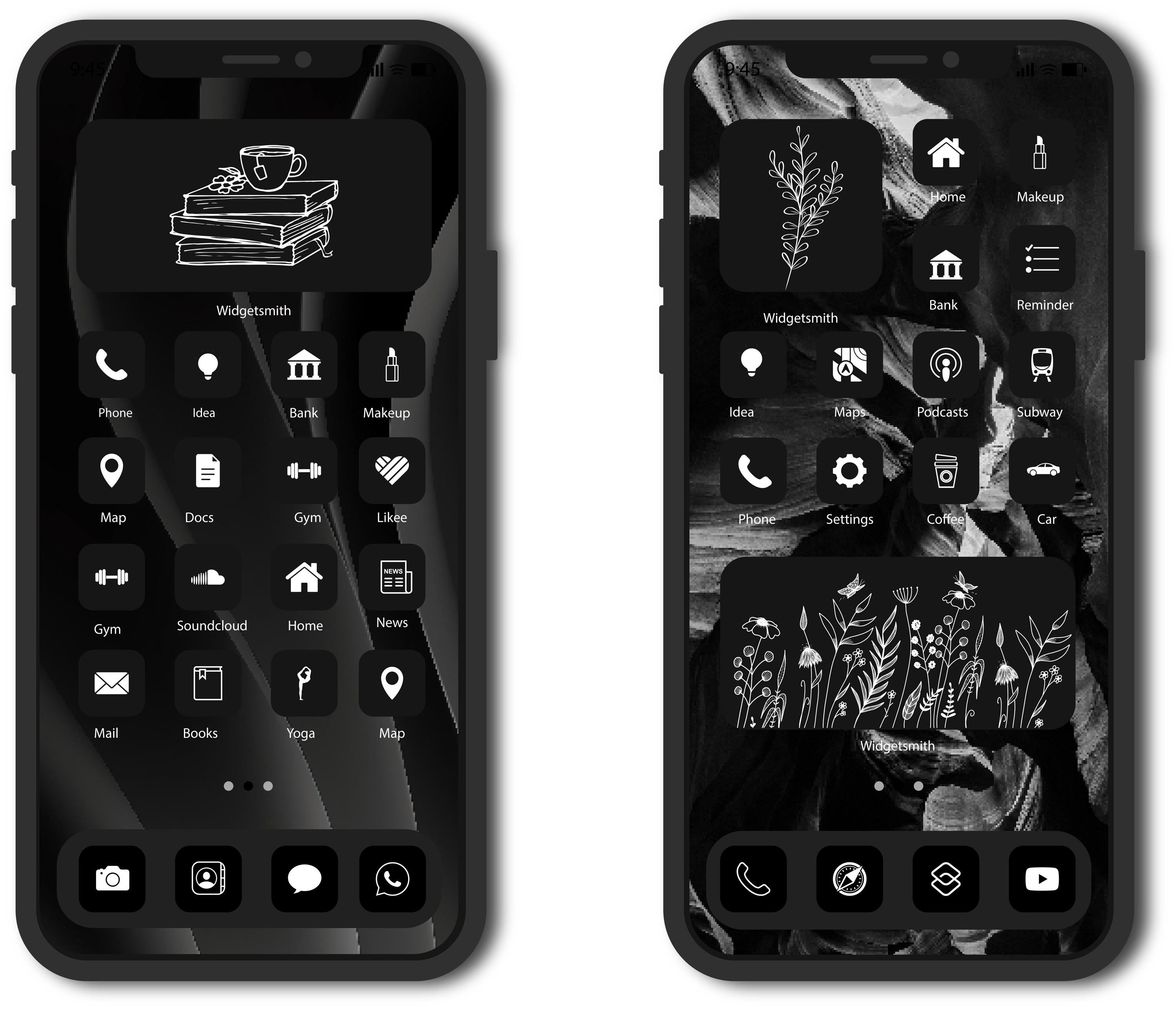 Royal Black App Icon Pack, Ios Android Icons (digital Download) - Etsy
