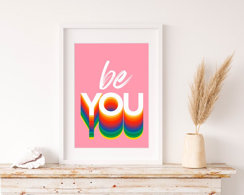 Printable Poster Be You Motivational Printable Art - Etsy