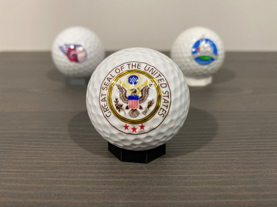 Minimal Golf Ball Stand Golf Ball Display set of 3 Etsy