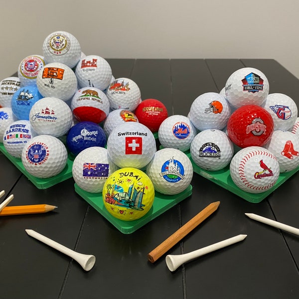 Golf Ball Trays Etsy