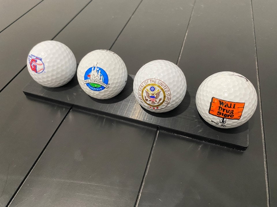 Golf Ball Stand 4 Golf Ball Display Etsy