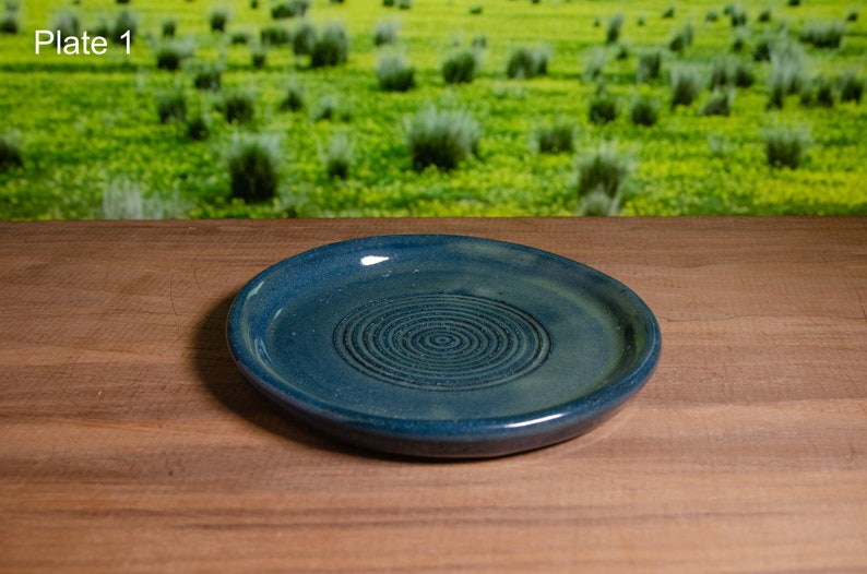 Shallow Ceramic Sauce Dishes – Wheel-thrown Stoneware Condiment Plates ...