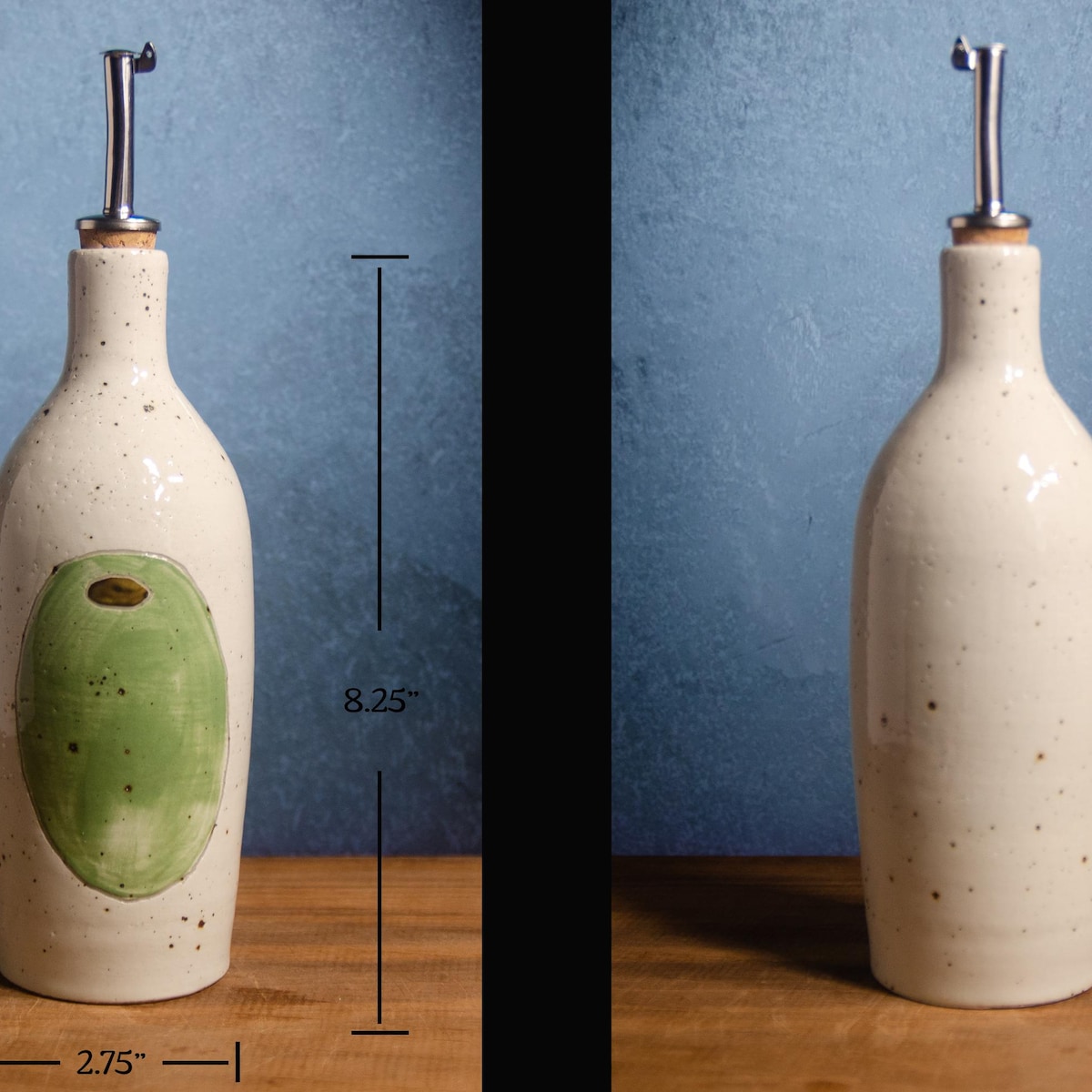 Large Olive Oil Cruet – Ceramic Oil Dispenser, Wheel-thrown Cork Top Bottle, Stoneware Cruet, Salad Dressing Bottle, White Olive Oil Bottle - Etsy