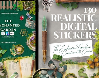 Realistic Digital Sticker | The Enchanted Garden: Creatures & Curios Kit