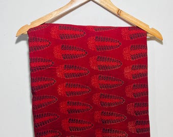Ajrakh Print Soft Rayon Fabric by the Meter, 100% – Ideal for Dressmaking & Home Décor