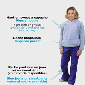 Combinaison Anti-déshabillage Unie Unisexe Bas Noir