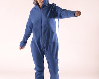 Jogging footed jumpsuit - unisex