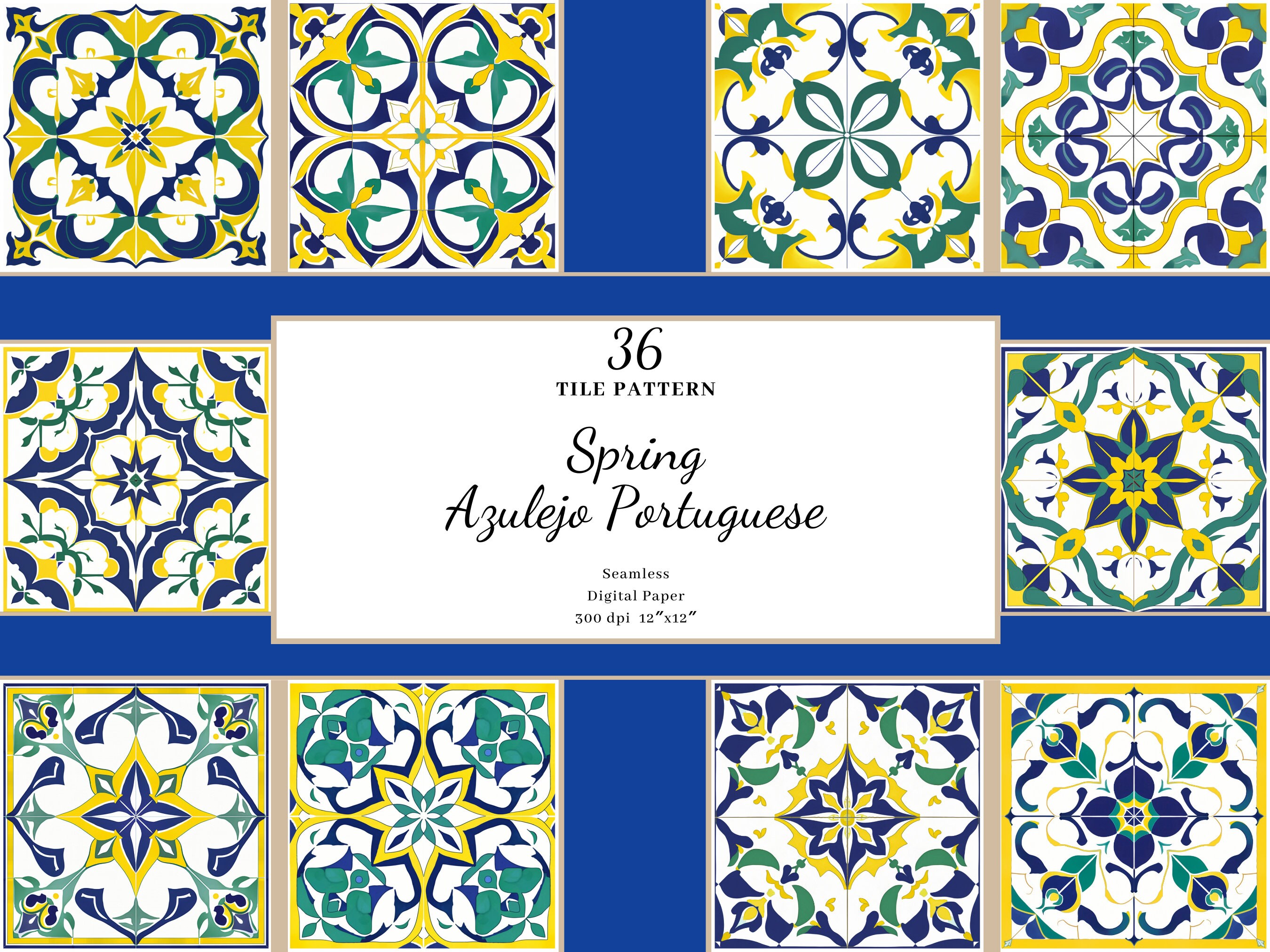 ポルトガル製　アズレージョ柄　生地　53×160cm ポルトガル製 アズレージョ柄 生地 53×160cm ポルトガルタイル