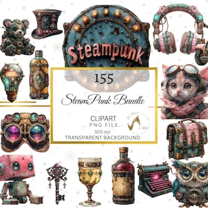 Steampunk Elements Clipart Bundle Mechanical Items Png Steampunk Stuff Clipart Steampunk Items PNG Steampunk Scrapbook Fantasy Art Decor DIY