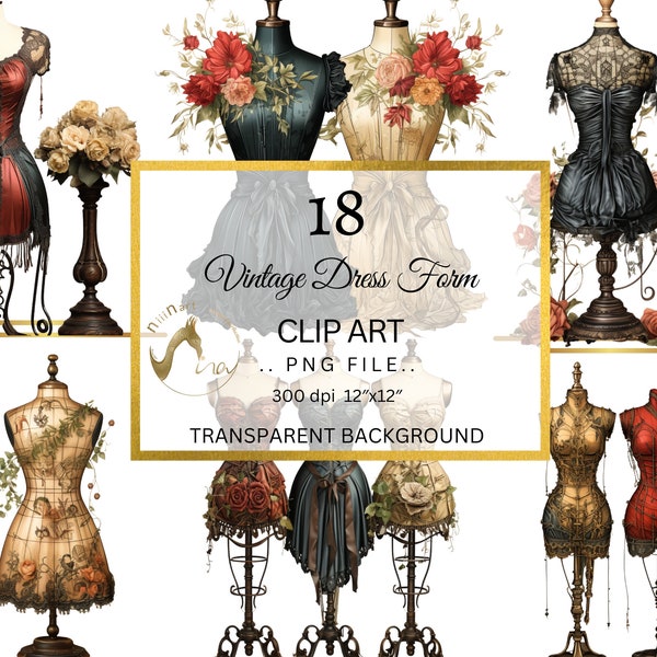 Formes de robe vintage, Mannequins vintage, DIGITAL Victorian Roses Dress Form Digital Collage Sheet Download, Digital Paper, Commercial Use