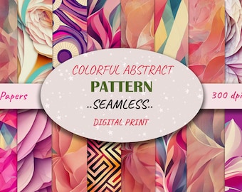 Abstract digital paper, modern digital paper, modern abstract patterns, stylish abstract backgrounds, colorful abstract scrapbook paper