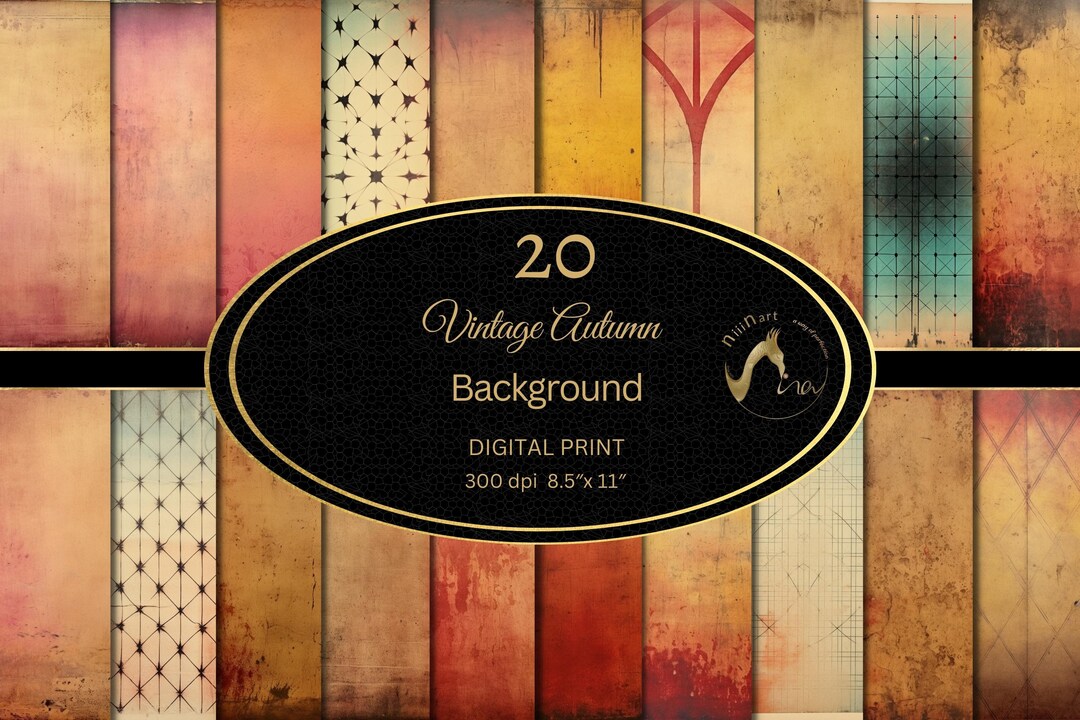 Vintage Grunge Paper Pack, Printable Paper Pack, Journal Printables ...