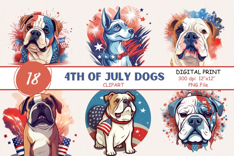 fourth of july pictures with dogs