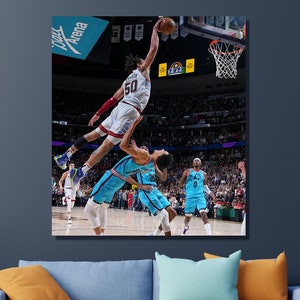 Aaron Gordon Basketball Paper Poster Nuggets - Aaron Gordon - Sticker