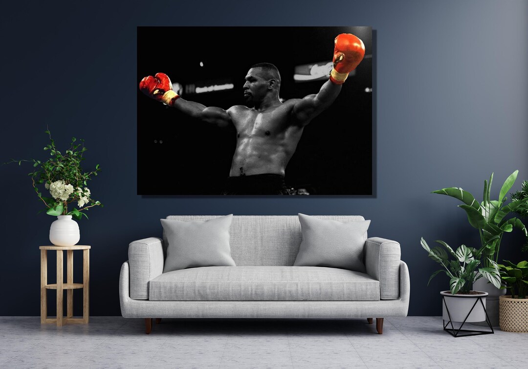 Mike Tyson Canvas Wall Art , Boxing Canvas Wall Art,home Decor,gym Wall