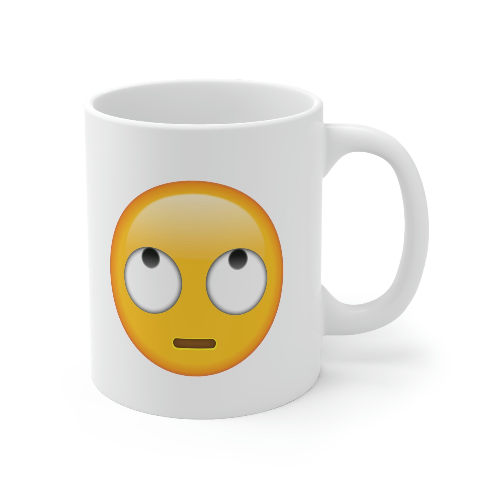 Eye Rolling Emoji, Eye Rolling, Emoji, Funny Emoji Coffee Mug, Funny