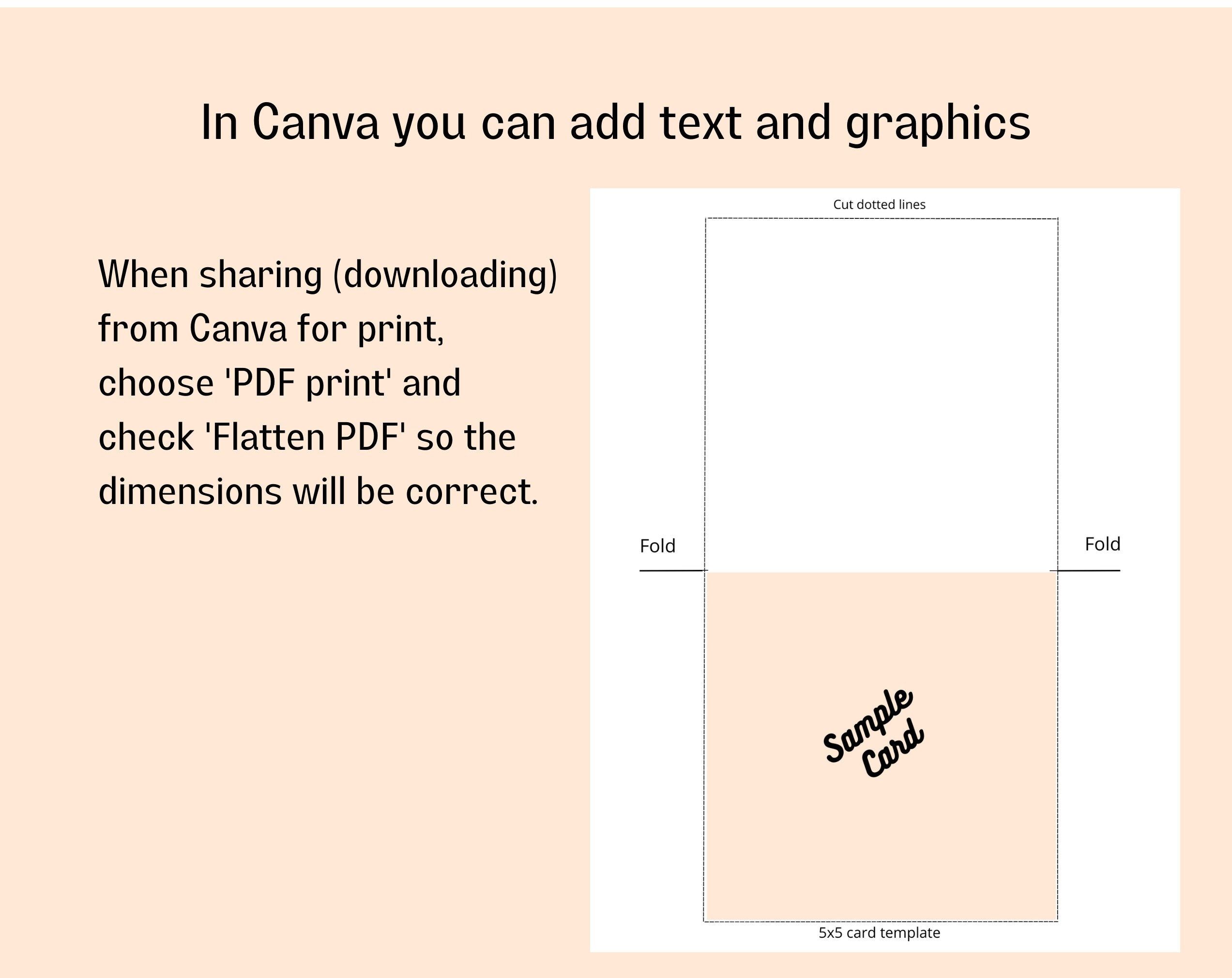 Printable Canva Template for 5x5 - Il Fullxfull.4636693640 Rhww