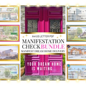 Manifestation Ritual Check Vision Board Imprimable Law of Attraction PDF imprimable Guide de téléchargement instantané 2023 Witchy Printable New Home