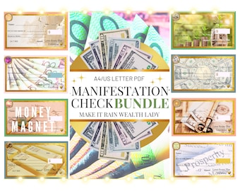 Controlli rituali di manifestazione, Scheda della visione Legge dell'attrazione Carta dei desideri di compleanno stampabile della strega Regalo PDF Guida al download istantaneo 2023