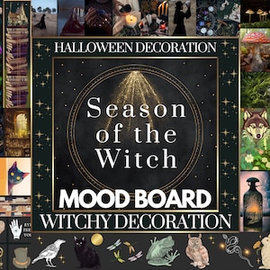 Cartes sorcières imprimables Witchy Vision, affiche d'Halloween, Saison des sorcières, pages Grimoire imprimables Téléchargement numérique PDF imprimable