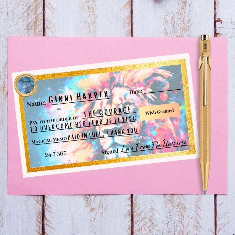 Controllo rituale della manifestazione, Scheda della visione Stampabile Legge dell'attrazione Biglietto d'auguri stampabile per il compleanno della strega PDF Guida al download istantaneo 2023 immagine 3