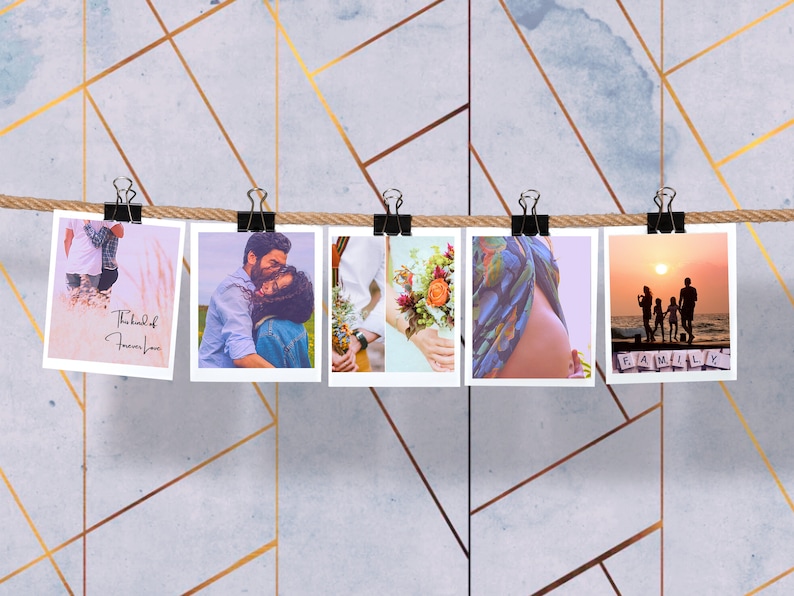 Utskrivbart visionstavlapaket 1200 bilder Direktnedladdning PDF Utskrivbara foton Moodboard för henne Manifesteringskit Attraktionslagen Lycka bild 9
