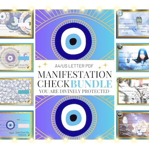 Manifestation Ritual Check Vision Board Imprimable Law of Attraction PDF imprimable Guide de téléchargement instantané 2023 Witchy imprimable Card Wish