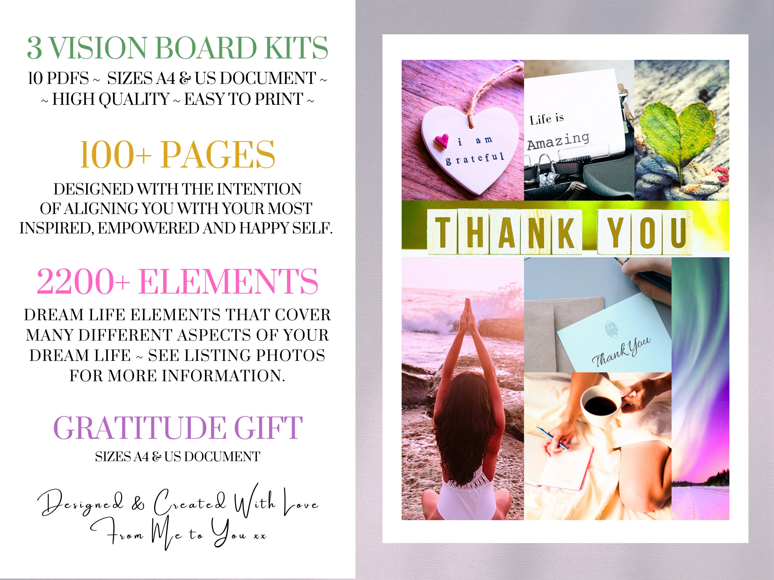 Daily Dopamine Vision Board Kit – Sea of Solace