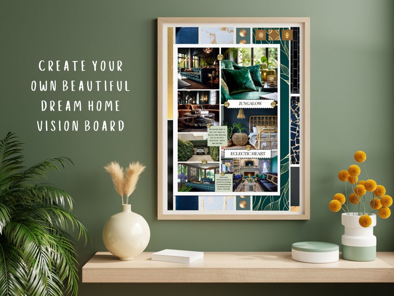 2026 Dream Home Vision Board Printable Bundle Kit Manifesting New House ...