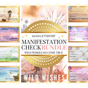 Manifestation Ritual Check, Vision Board Gesetz der Anziehung Printable Witchy Geburtstag Wunschkarte Geschenk PDF Sofort Download Ratgeber 2023
