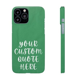 Personalisierte Handyhülle mit Wunschtext | Apple iPhone 11, 12, 13: Pro, Max, Mini | Google Pixel 5, Samsung Galaxy (android) S20 S21 S22 Plus