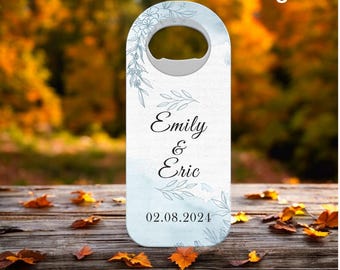 100Pcs Customizable Wedding Favor For Guests, Personalized Wedding Gift,Magnetic Bottle Opener,Save The Date, Custom Cap Opener,Wedding Gift