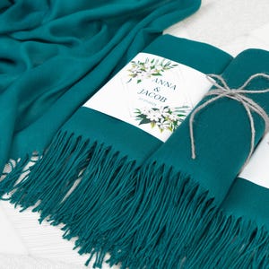 Pashminas for Wedding, Scarf, Bridesmaid Shawl, Wedding Scarf, Bridal Shower, Bridesmaid Proposal, Personalized Pashmina Scarf, Bride gift