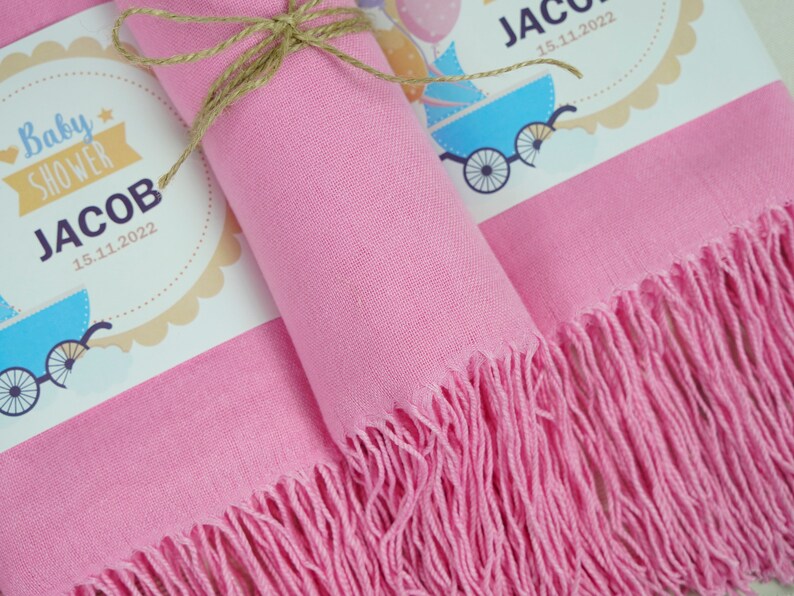 50 Pcs Wedding Pashmina Bulk Gift Wedding Favors for Guest Pashminas