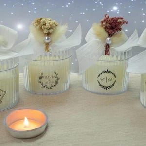 50 pcs Wedding Favors For Guests in Bulk Rustic Wedding Favors Candle Favors Bridal Shower Favors Fall Wedding Favors Unique Party Favors