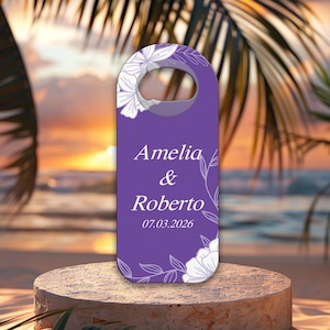 Personalized Magnet Bottle Opener Wedding Favor, Custom Engraved Bottle Opener, Wedding Souvenir, Magnet Bottle Opener in Bulk, Wedding Gift