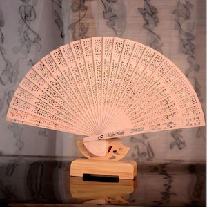 100 Pcs Personalized Wedding Fans, Wedding Favors For Guests Custom Hand Fan, Bridal Shower Favors, Summer Wedding Rustic Favors, Gift Fan
