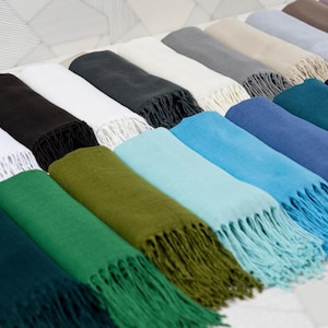 Green Colourful Pashmina Shawl, Personalised Shawl, Wedding Scarf Bridesmaid Shawl, Pashmina Wrap, Shawls for Wedding, Wedding Shawl Scarves