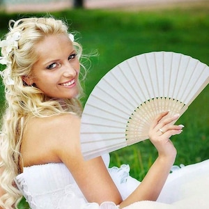 Personalized Custom Frabic Fans Bulk Wedding Party Favors Gifts for Guests Engraved Cloth Fans Baby Shower Music Concert Quinceanera Fans