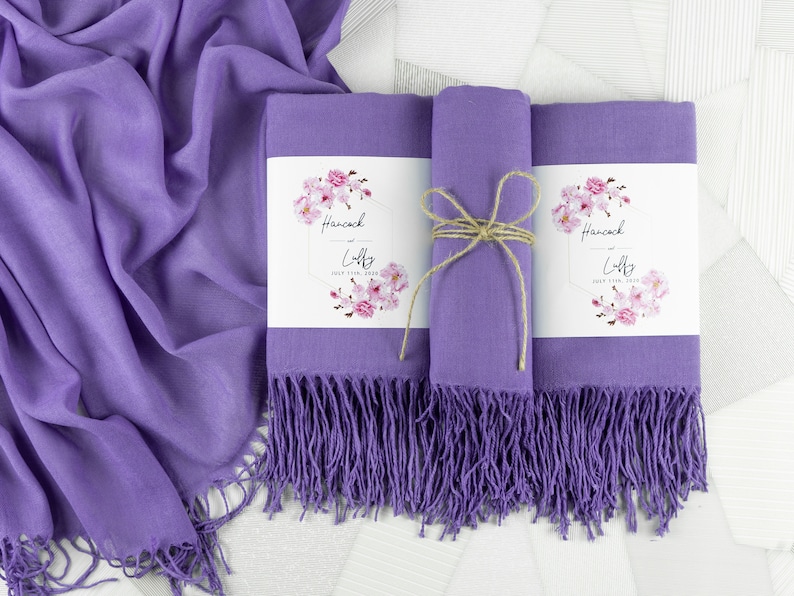 100 Pcs Bulk Pashmina Shawl Personalized Shawl Wedding Etsy