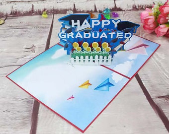 Congrats Graduation Sunflower 3D Pop Up Card Newly Grads Congratulations Greeting Card