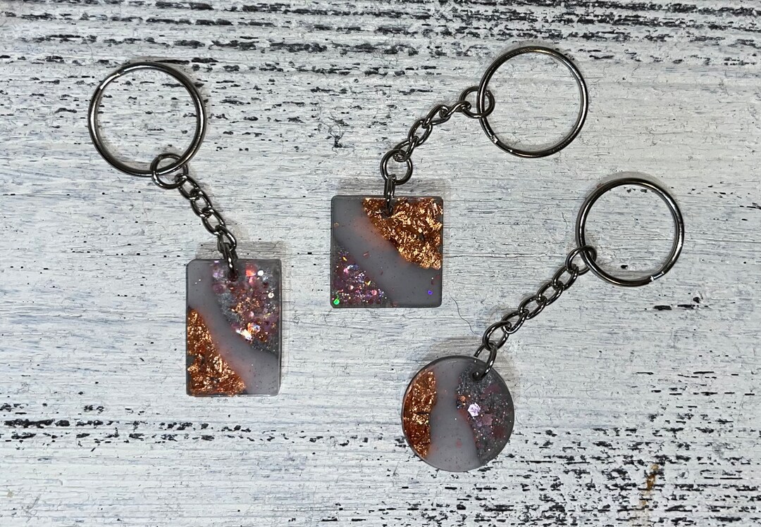 Marble Inspired Keychain Sets - Etsy