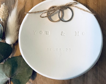 personalized ring plate l ring dish l jewelry plate l wedding ring holder l wedding rings wedding