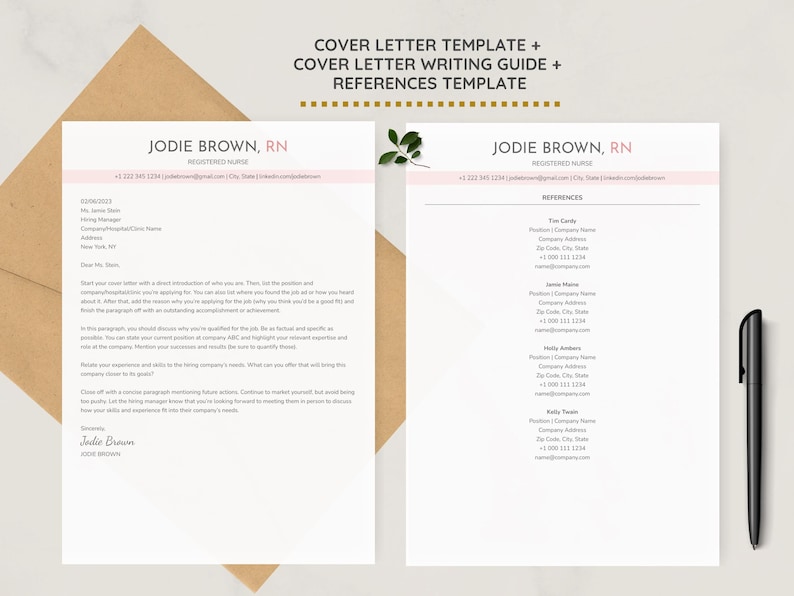 ATS Nurse Resume Template 2025 Google Docs & Word | New Grad Nurse, Registered Nurse (RN), Nursing Student, Travel Nurse Resume/CV template image 4