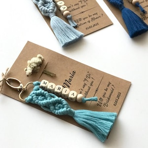 Gifts Bridesmaids Party, Handmade Keychain Bridesmaid Gifts, Bridesmaid proposals, Will you be my bridesmaid gifts, Bridesmaid proposal gift