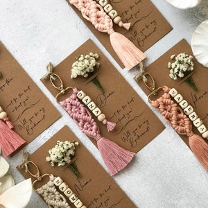 Cadeaux personnalisés pour proposition de demoiselle d'honneur, cadeaux de fête de mariage pour demoiselles d'honneur, cadeaux boîte de demoiselle d'honneur, cadeaux personnalisés pour proposition de demoiselle d'honneur