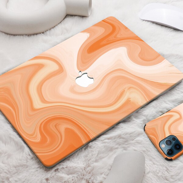 Marble Laptop Case Etsy