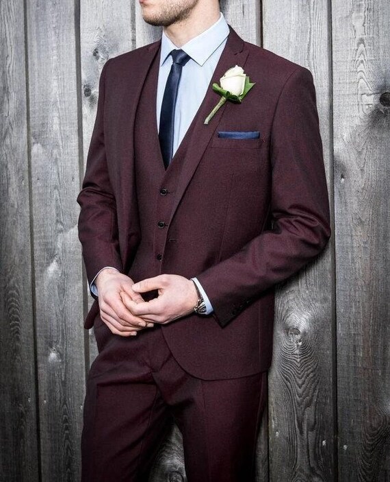 TRAJE ELEGANTE PARA HOMBRE Traje de boda para hombre Traje de fiesta para hombre Regalo Vestido de lujo para hombre Traje de cena Traje de hombre Traje ajustado Regalo para esposo