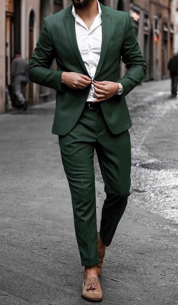 Men's Skinny Double Breasted Suit Jacket | boohoo