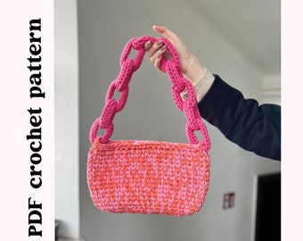 Chunky Chain Bag | Crochet Pattern | PDF